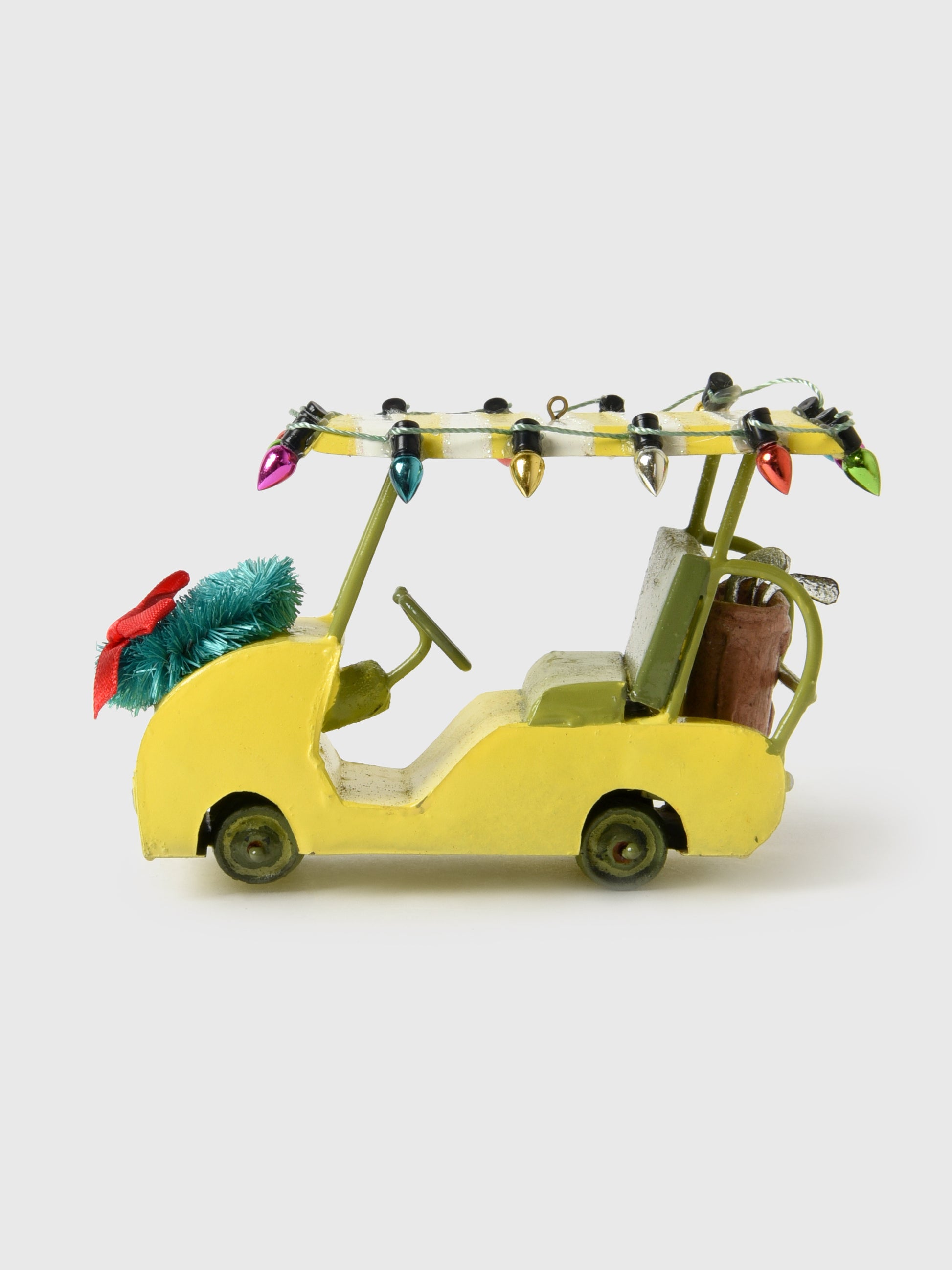 Cody Foster + Co Vintage Golf Cart Ornament - Saint Bernard