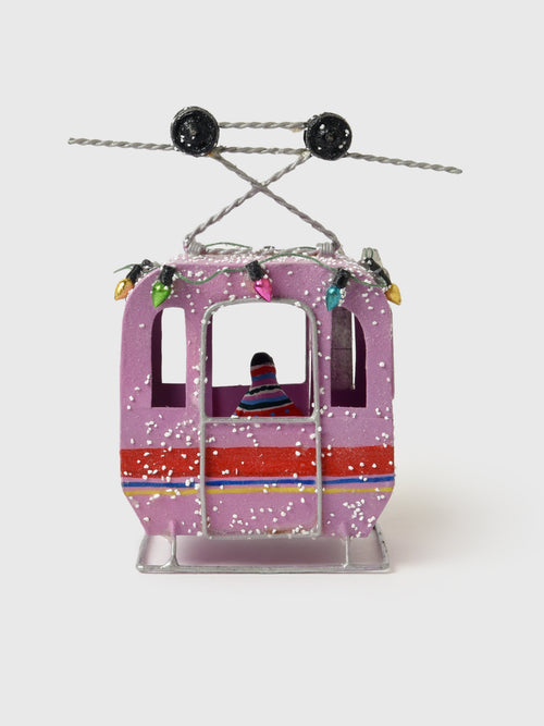 Cody Foster & Co Ski Gondola Penguin Ornament