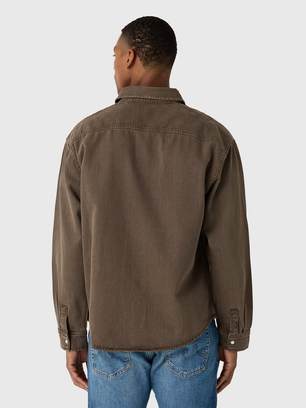 Frame Men's Relaxed Denim Overshirt - Saint Bernard