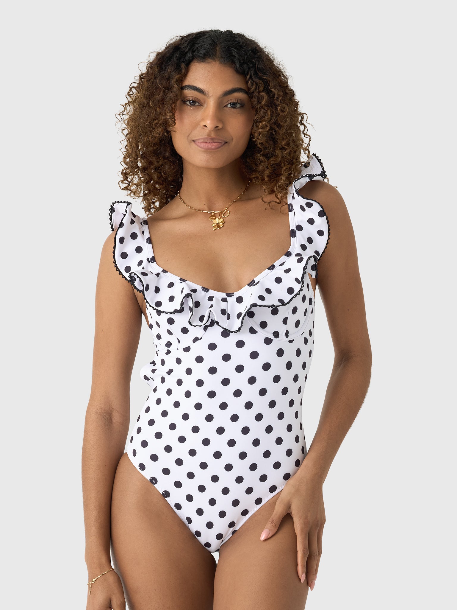 Caroline Constas Women's Anastasia One-Piece Swimsuit - Saint Bernard