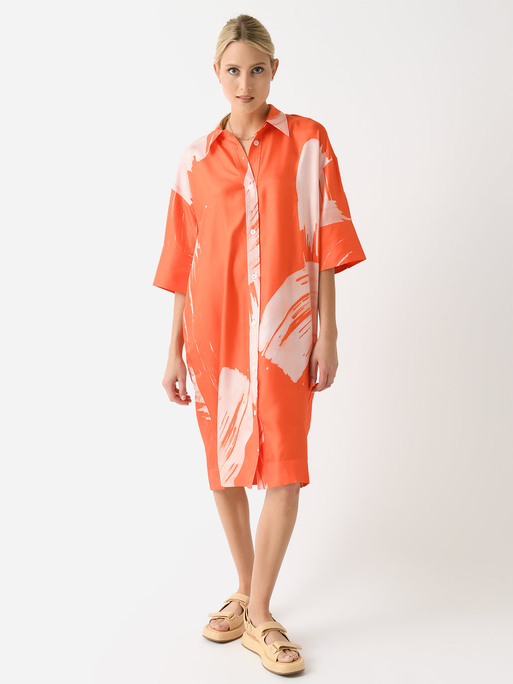 Lee Mathews Women's Pip Shirt Dress - Saint Bernard