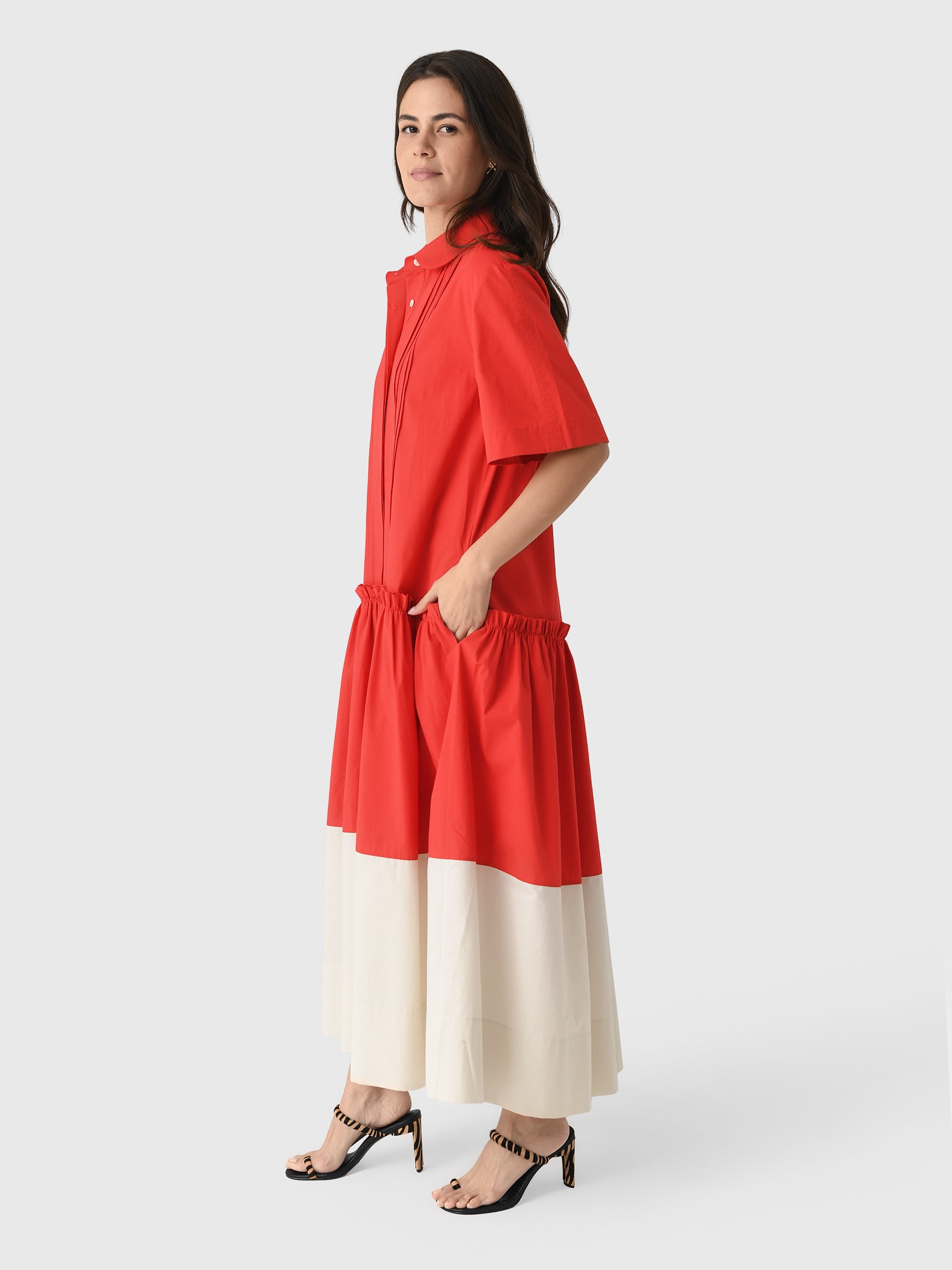 lee mathews red dress Lee Mathews - Scarlet Kiki Maxi Dress