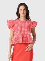 Lee Mathews Women's Nina Top - Saint Bernard