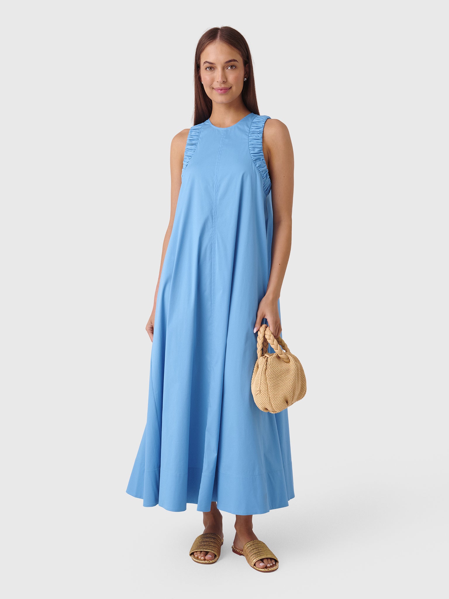 Lee Mathews Women's Rina Sleeveless Dress - Saint Bernard