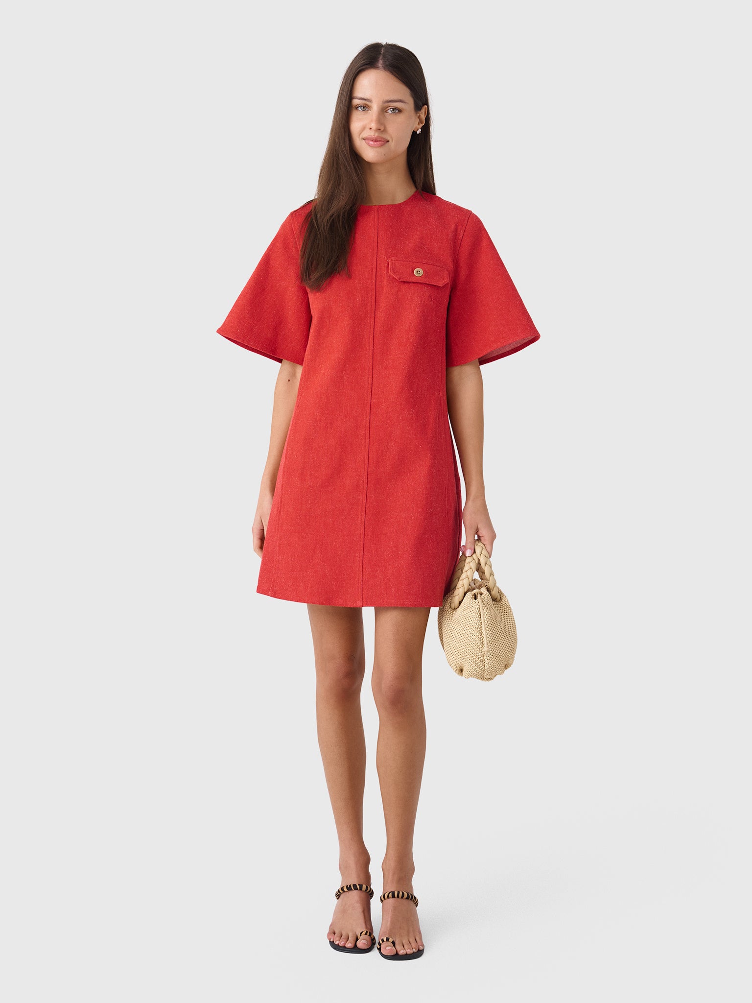 Lee Mathews Women's Maxine Mini Dress - Saint Bernard