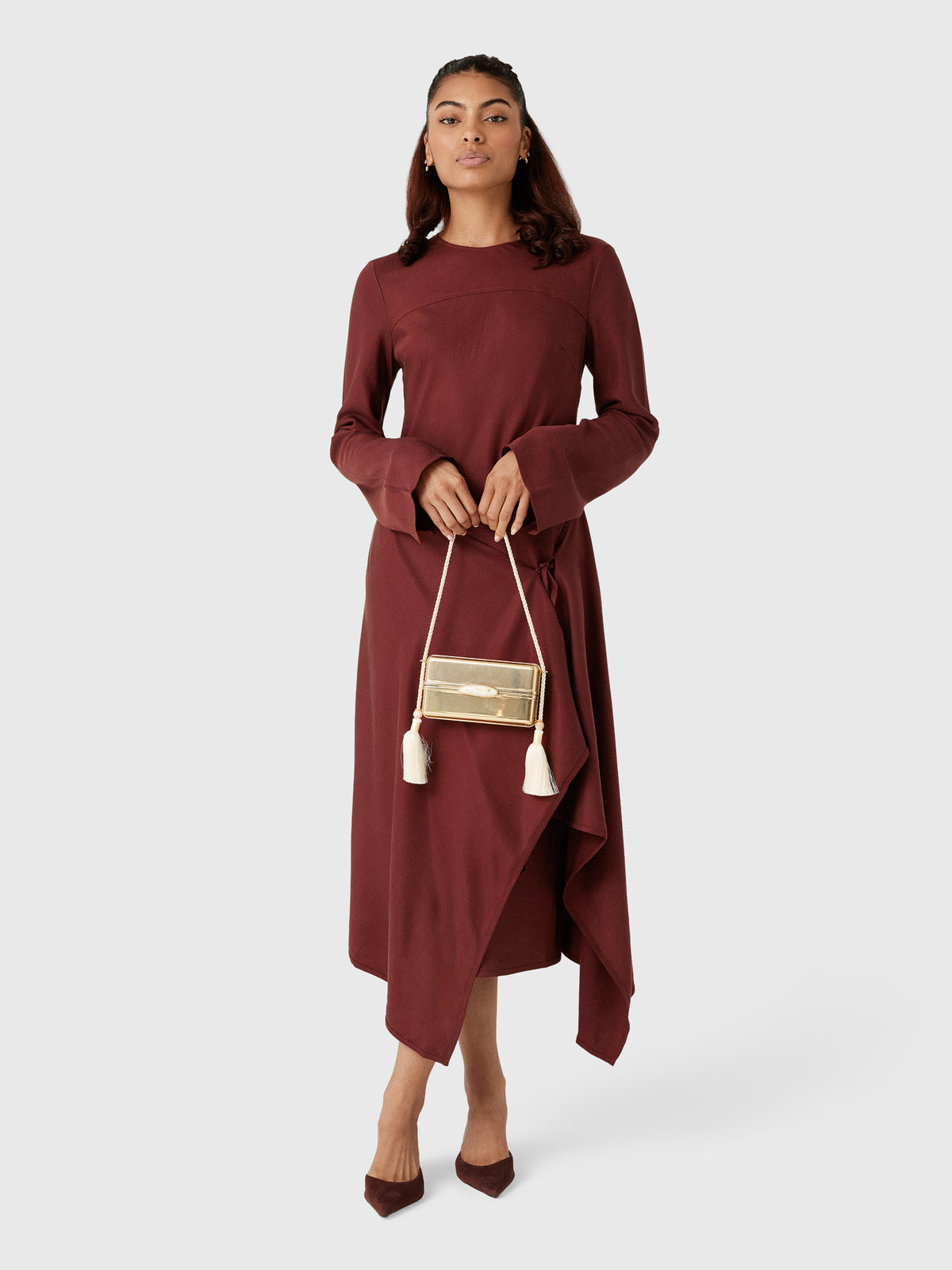 Lee Mathews Women's Blair Wrap Dress - Saint Bernard
