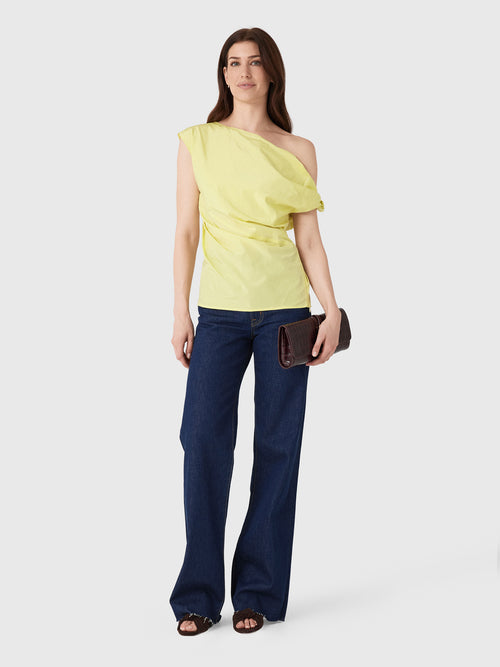 Lee Mathews Women's Nina Silk Twist Top - Saint Bernard