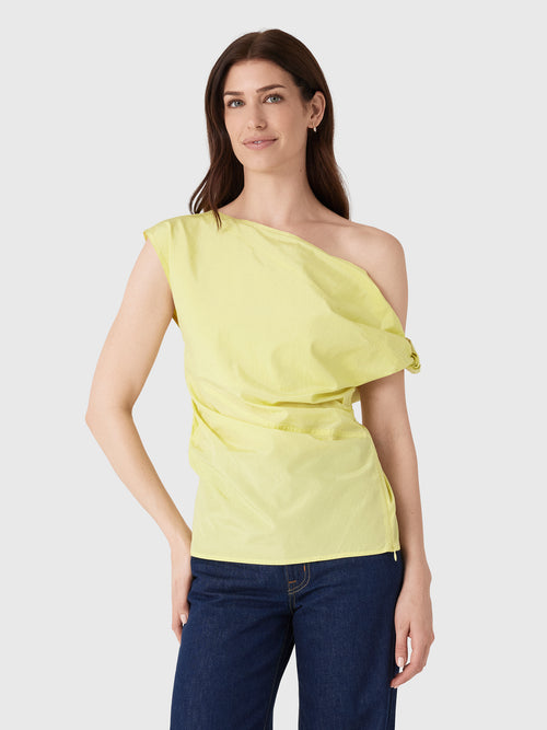 Lee Mathews Women's Nina Silk Twist Top - Saint Bernard
