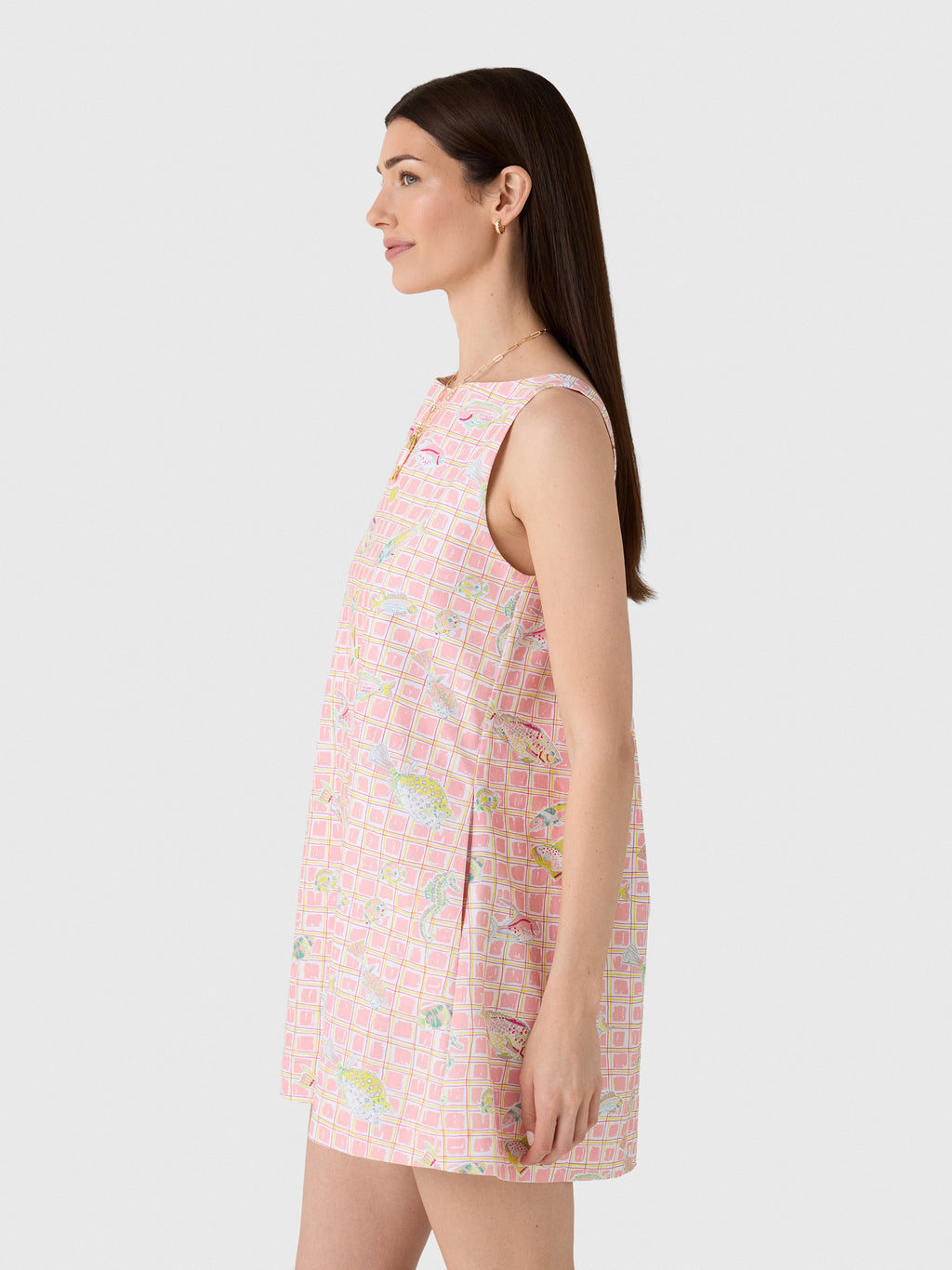 Coco Shop Women's Pleated-Back Mini Dress