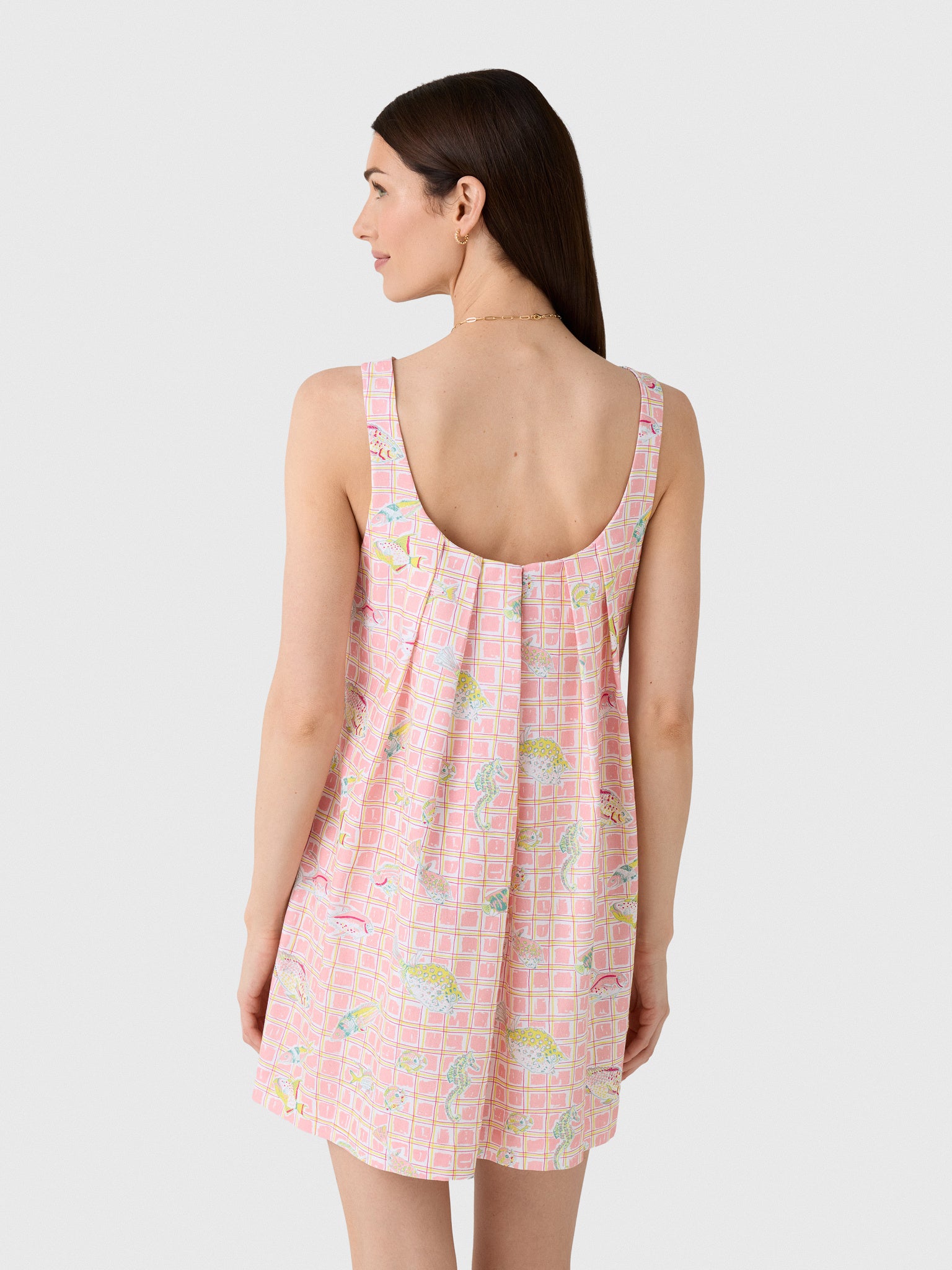 Coco Shop Women's Pleated-Back Mini Dress
