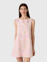 Coco Shop Women's Pleated-Back Mini Dress - Saint Bernard
