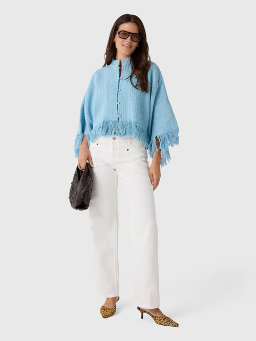 La Vie Women's Knit Cropped Jacket - Saint Bernard