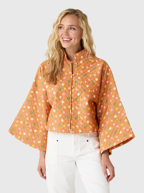 La Vie Women's Quilted Cropped Jacket - Saint Bernard