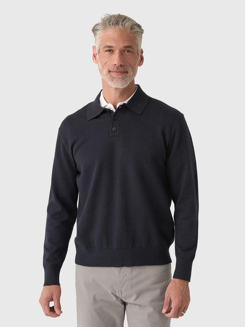 Guest In Residence Men's Allday Polo Sweater