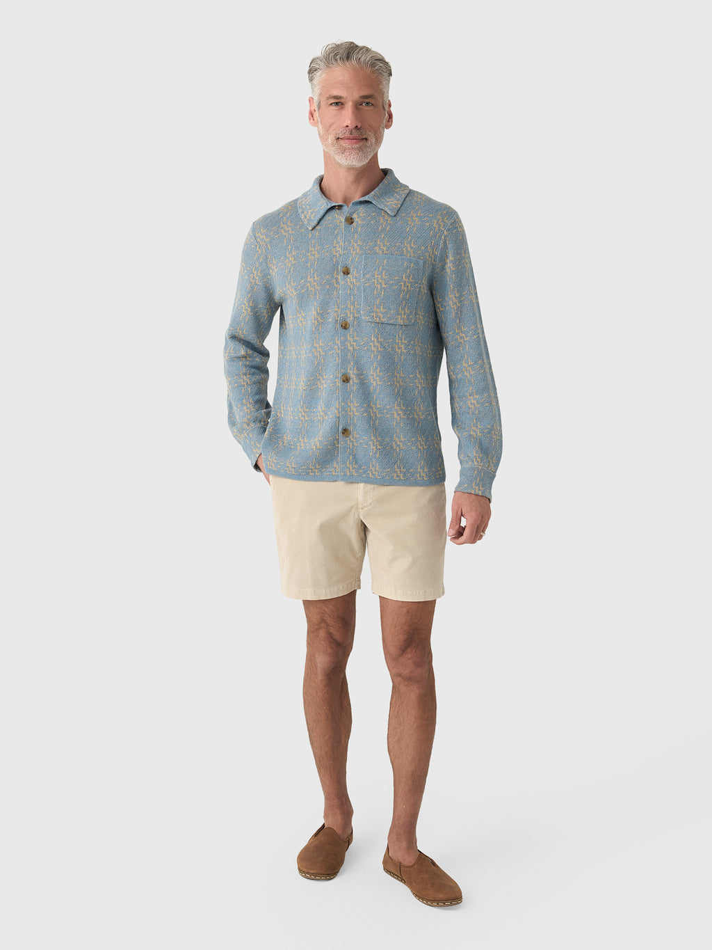 Guest In Residence Men's Plaid Work Shirt - Saint Bernard