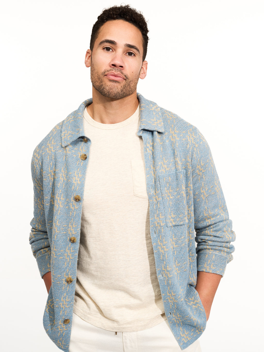 Guest In Residence Men's Plaid Work Shirt - Saint Bernard