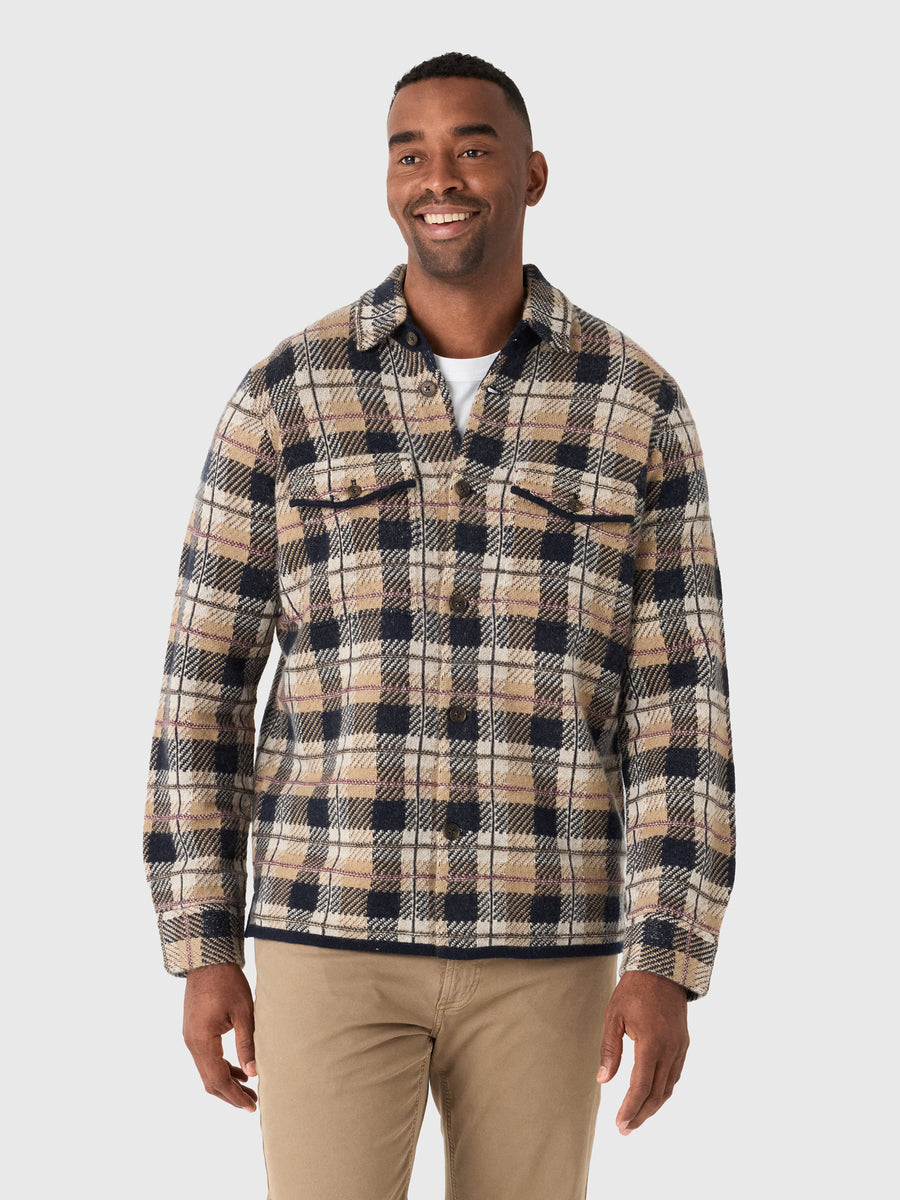 Guest In Residence Men's Plaid Work Shirt - Saint Bernard