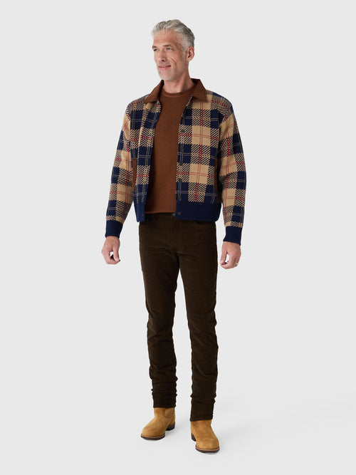 Guest In Residence Men's Tartan Bomber - Saint Bernard
