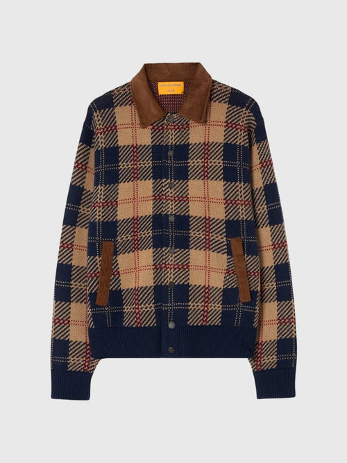 Guest In Residence Men's Tartan Bomber