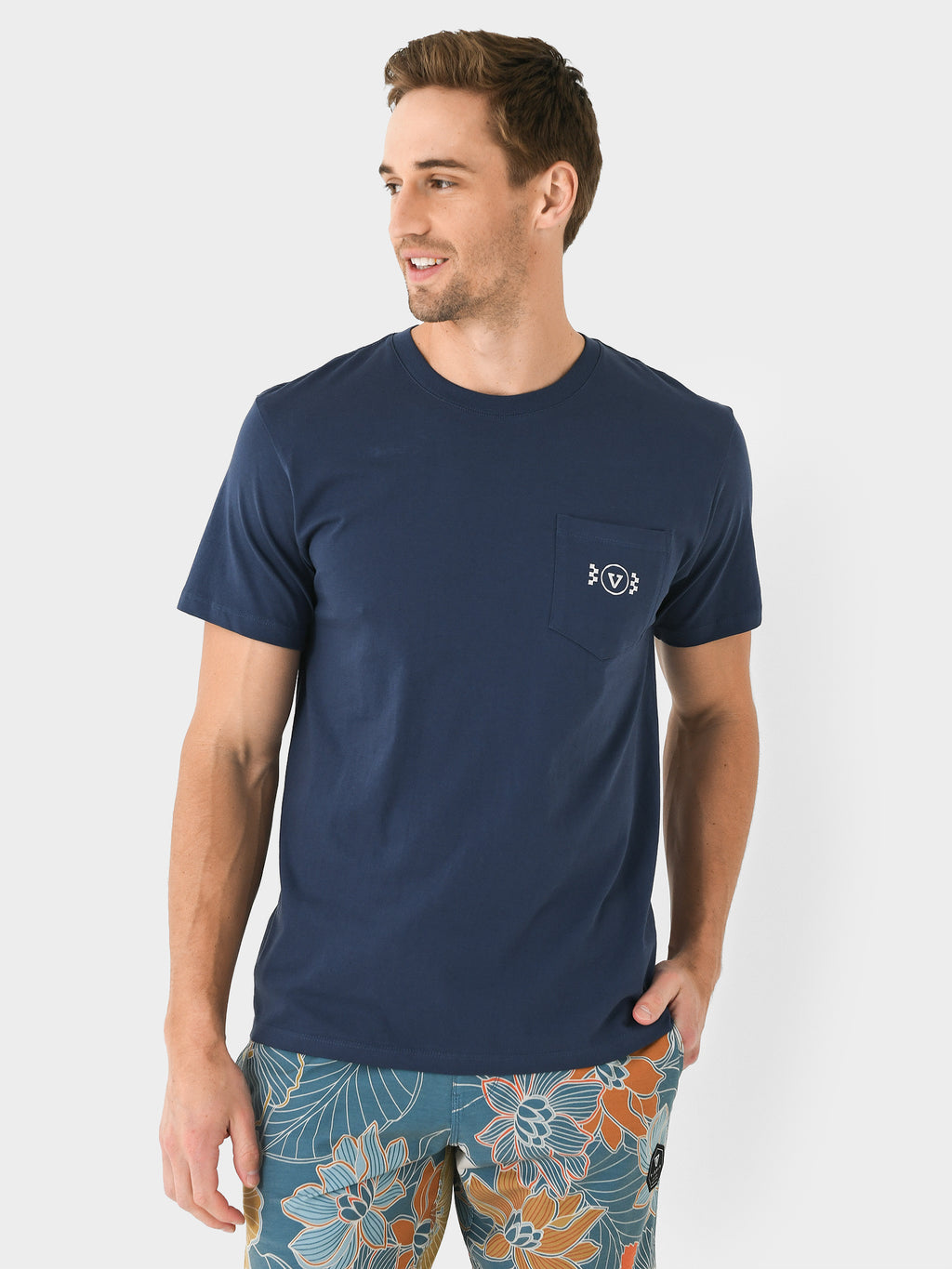 Vissla Men's Lounge Pocket Tee - Saint Bernard