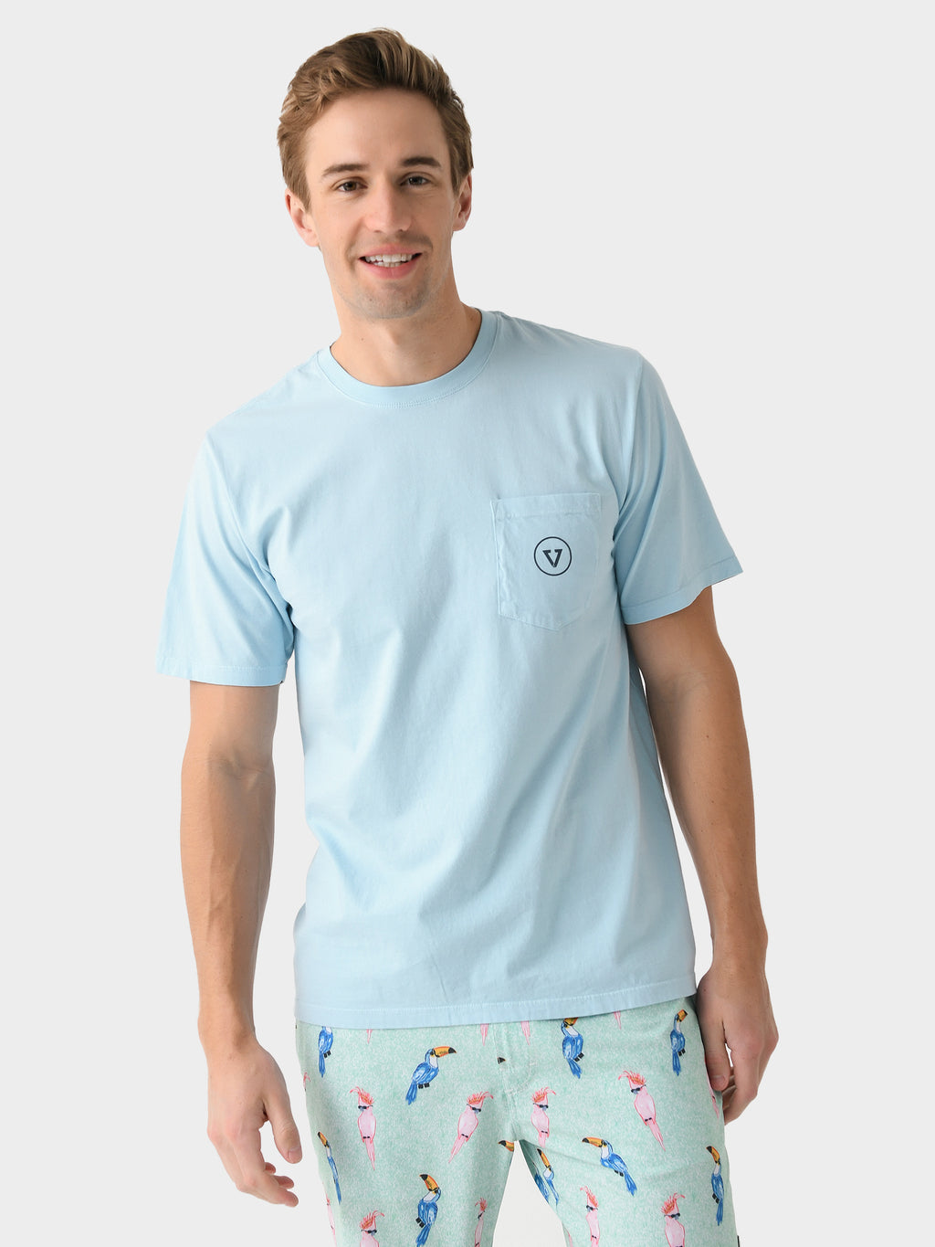 Vissla Men's Salty Stoke Pocket Tee - Saint Bernard