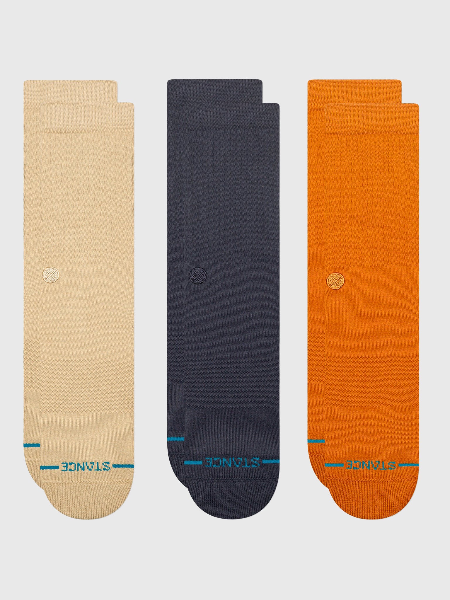 Stance Icon 3-Pack Socks - Saint Bernard