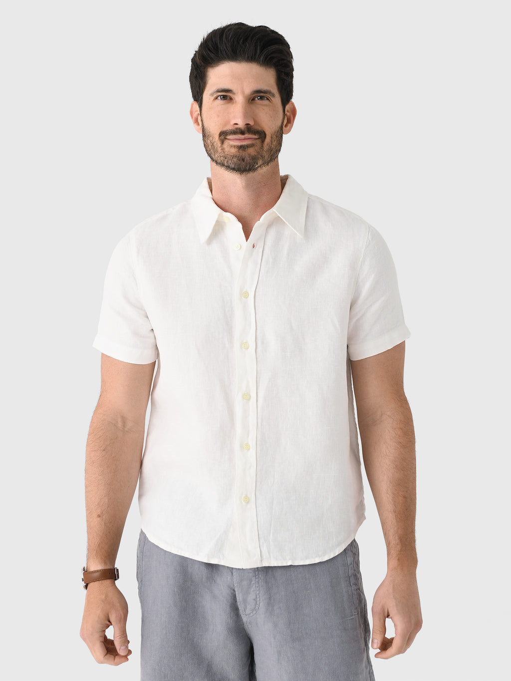 Citizens Of Humanity Men's Cairo Short Sleeve Shirt - Saint Bernard