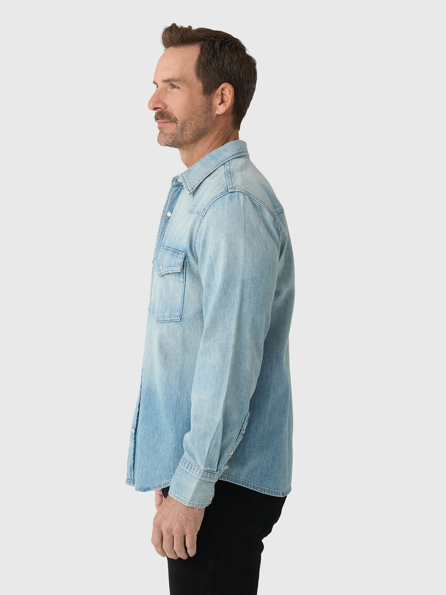 Citizens Of Humanity Men's Western Shirt - Saint Bernard