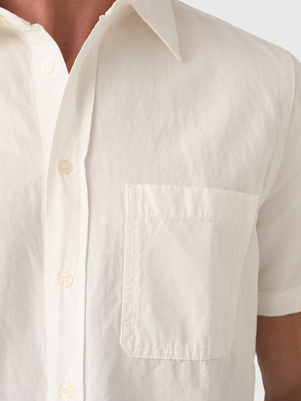 Citizens Of Humanity Men's Short Sleeve Pocket Cairo Shirt - Saint Bernard