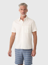 Citizens Of Humanity Men's Short Sleeve Pocket Cairo Shirt - Saint Bernard