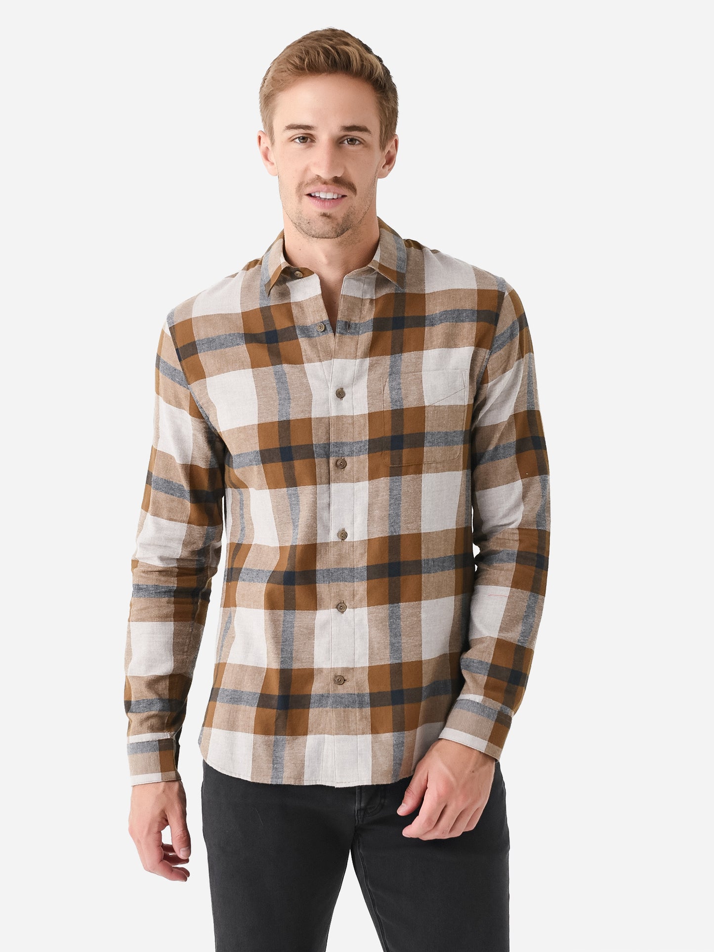 Vince Men's Yorkshire Plaid Shirt - Saint Bernard