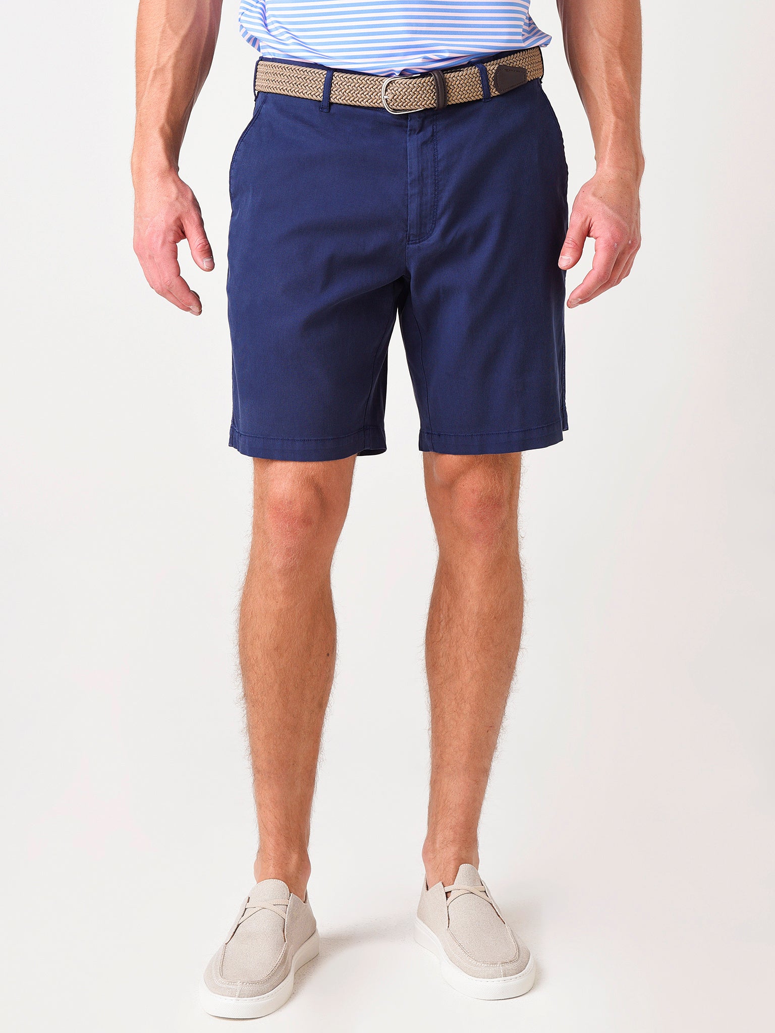 Peter Millar Crown Men's Bedford Cotton-Blend Short - Saint Bernard