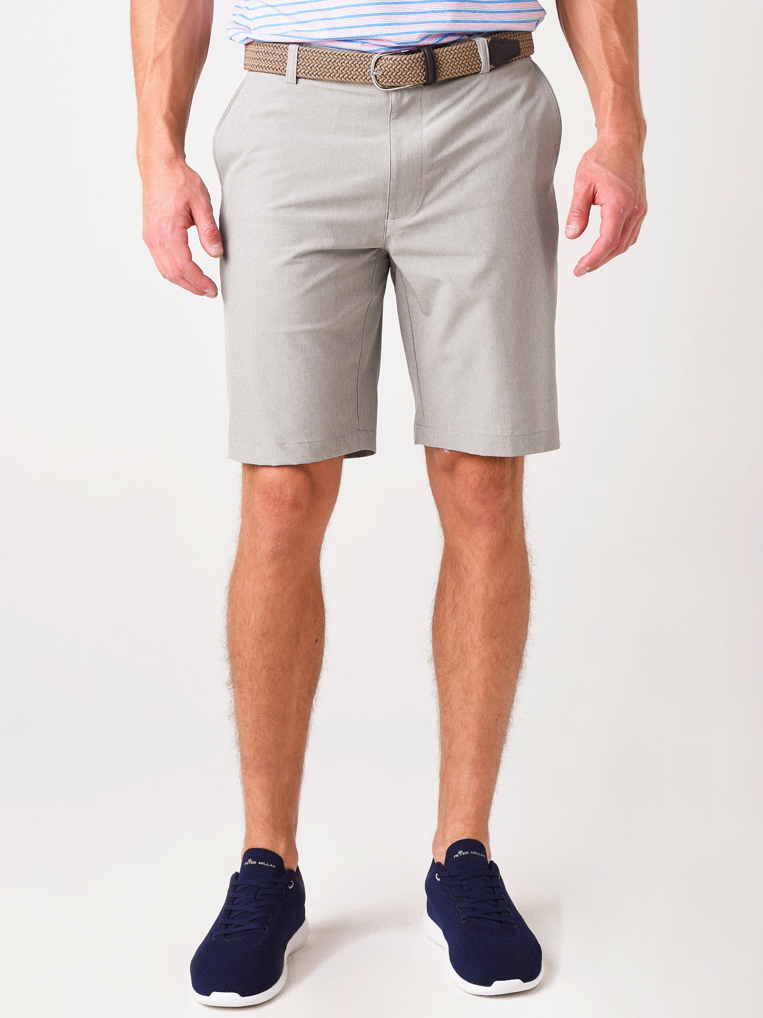 Peter Millar Crown Sport Men's Shackleford Performance Hybrid Short - Saint Bernard