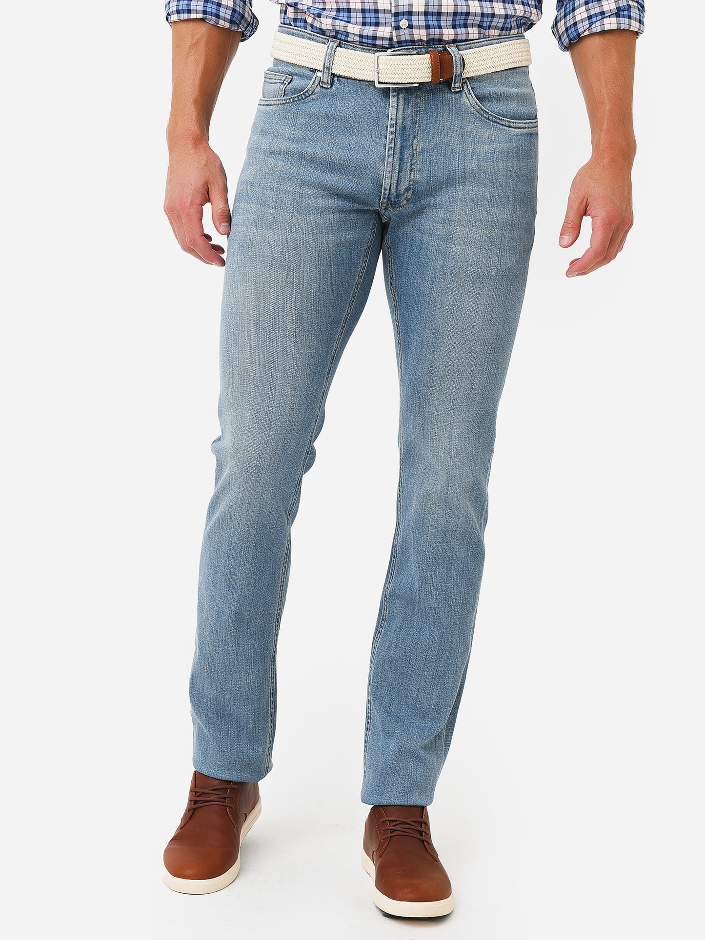 Peter Millar Collection Men's Vintage Washed 5-Pocket Denim Jean