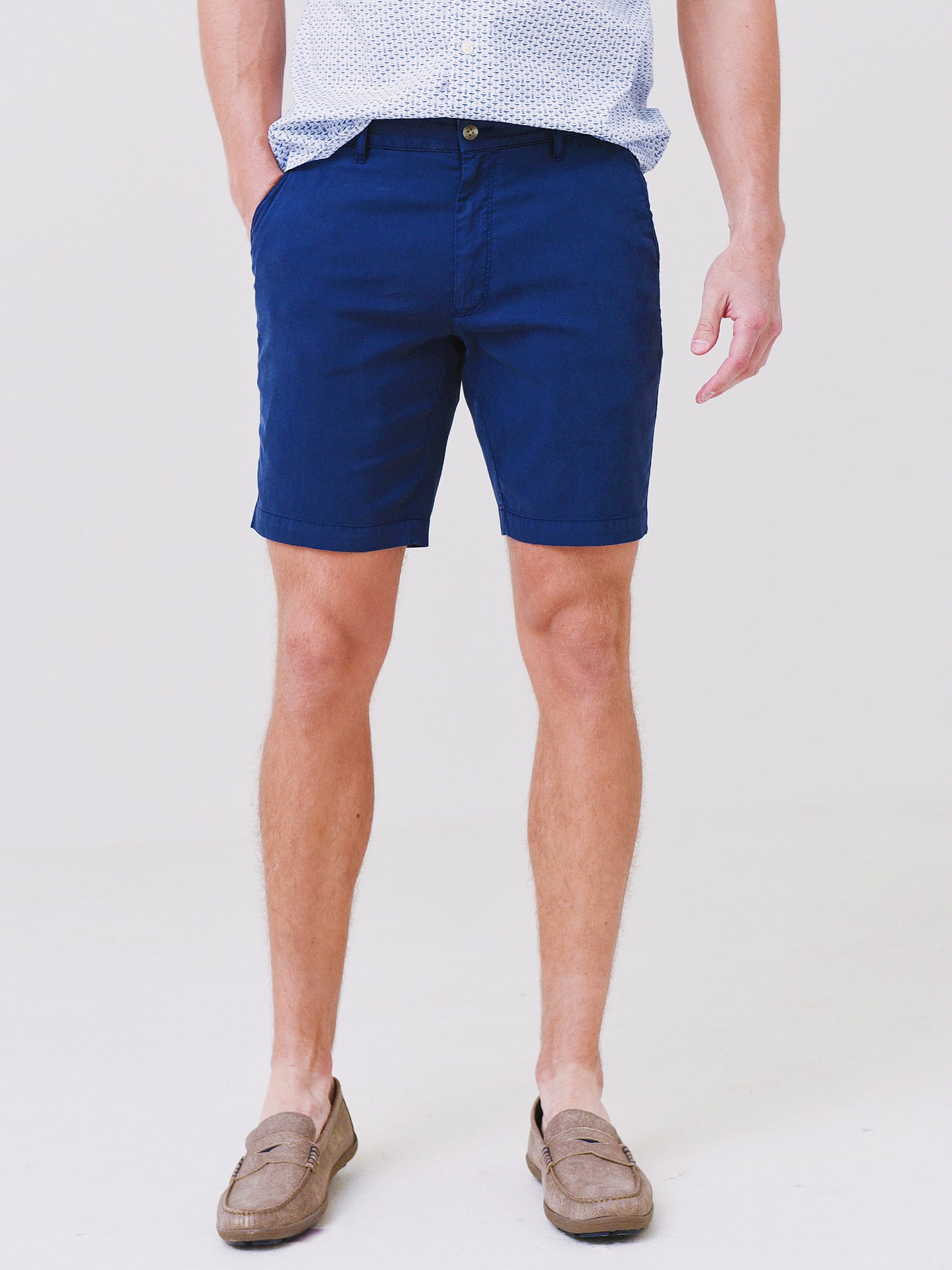 Peter Millar Crown Men's Bedford Cotton-Blend Short - Saint Bernard