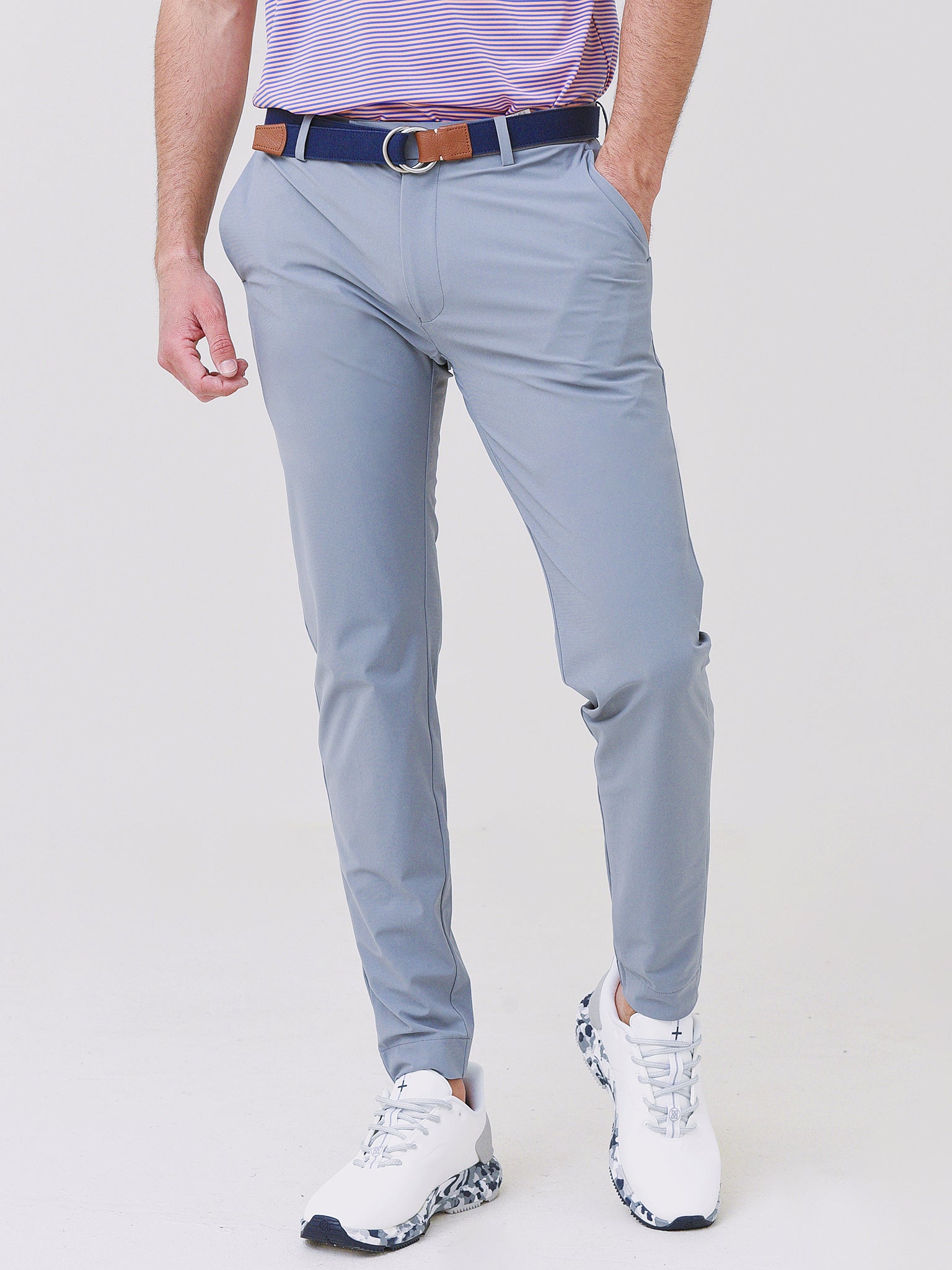 Peter Millar Crown Crafted Men's Blade Performance Ankle Sport Pant - Saint Bernard