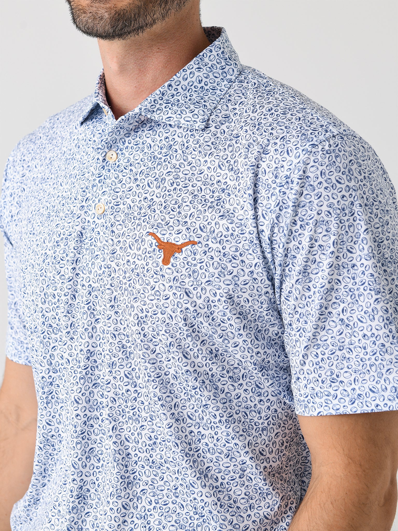 Peter Millar Collegiate Texas Longhorns Men's Blitz Performance