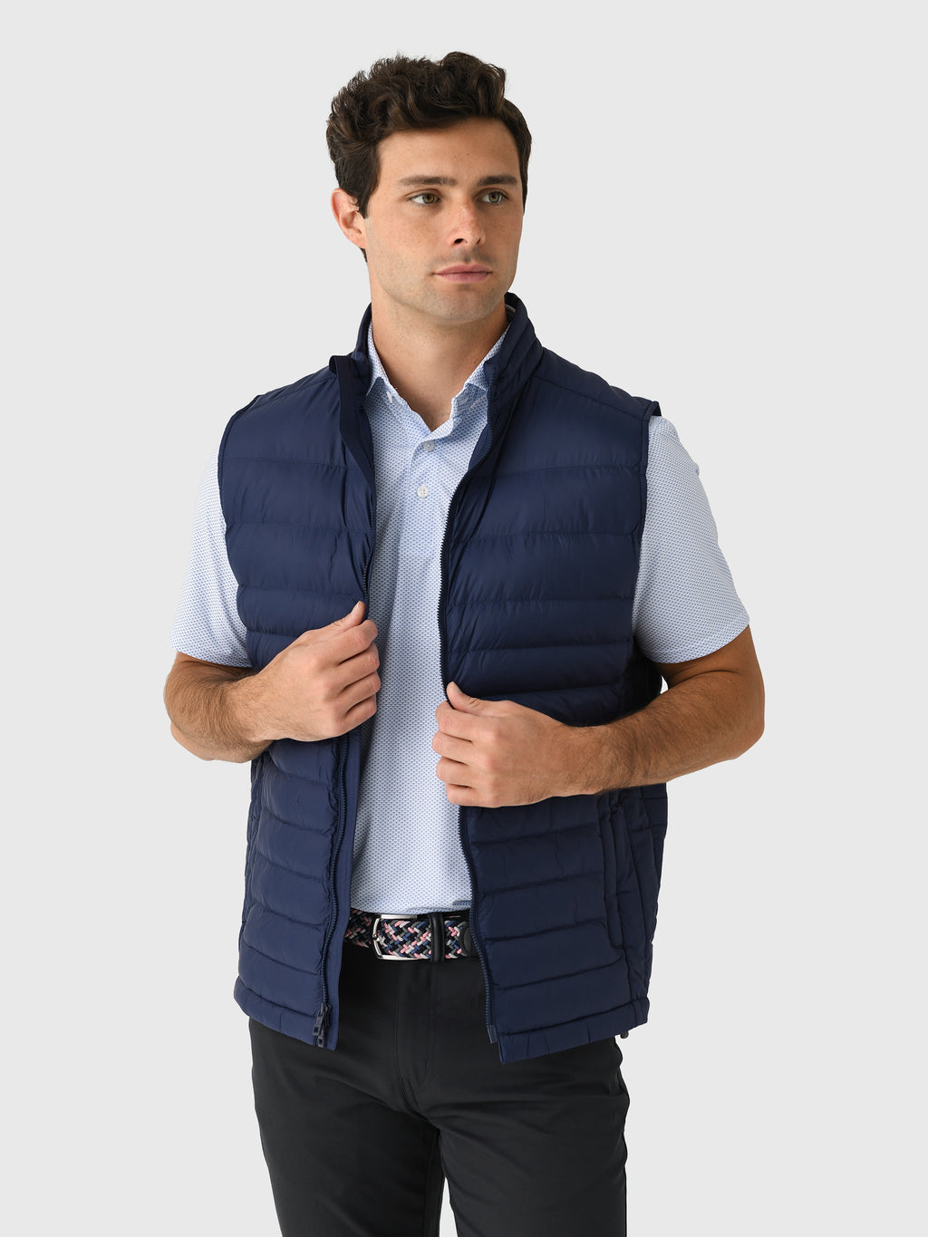 Peter Millar Crown Sport Men's Apex Quilted Vest - Saint Bernard