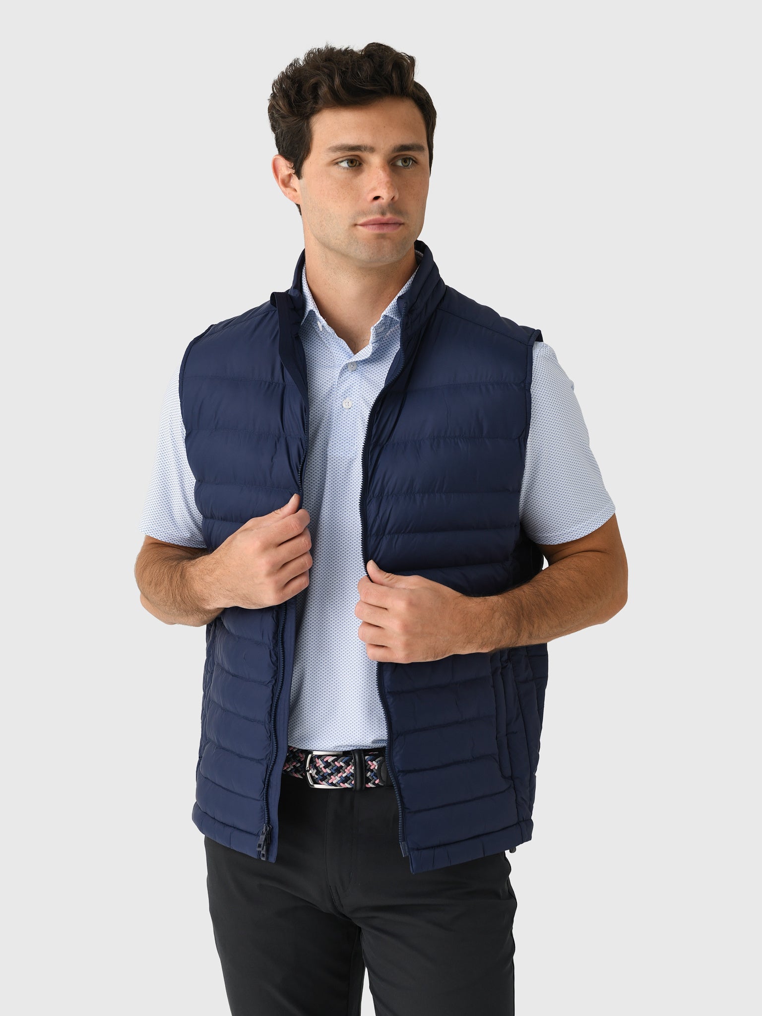 Peter Millar Crown Sport Men's Apex Quilted Vest - Saint Bernard