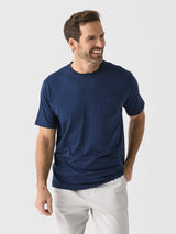 Peter Millar Crown Comfort Men's Short-Sleeve Pocket Tee - Saint Bernard