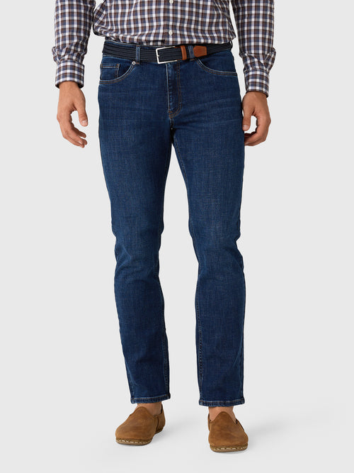 Peter Millar Crown Men's Crown Heritage Five-Pocket Denim Pant