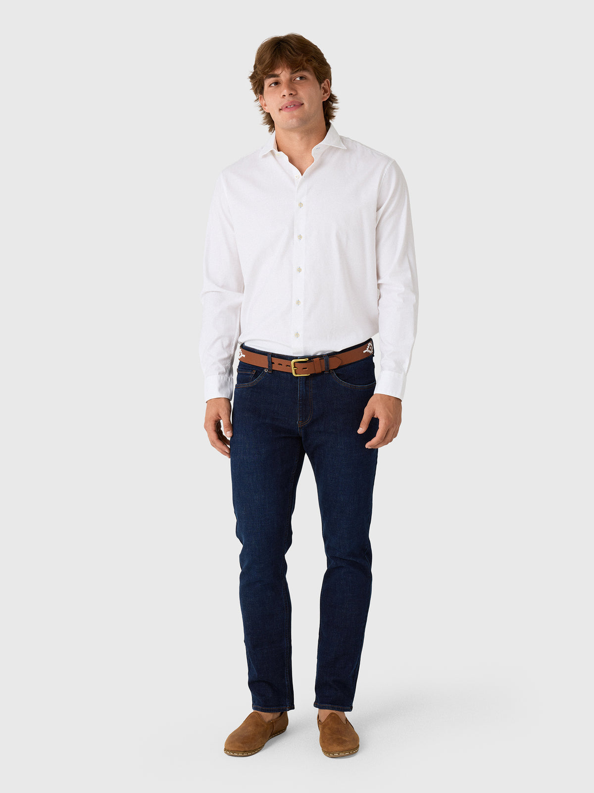 Peter Millar Crown Men's Crown Heritage Five-Pocket Denim Pant - Saint Bernard