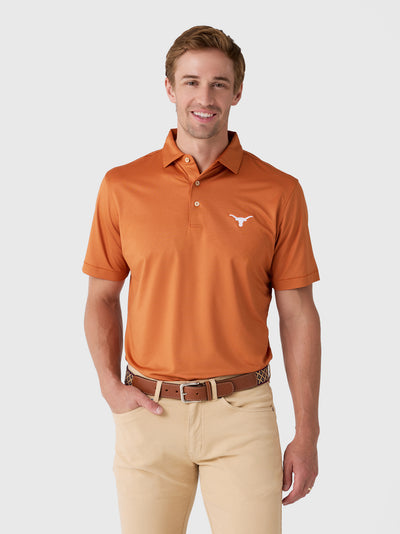 Peter Millar Collegiate Men's Hugo Performance Jersey Polo - Saint Bernard