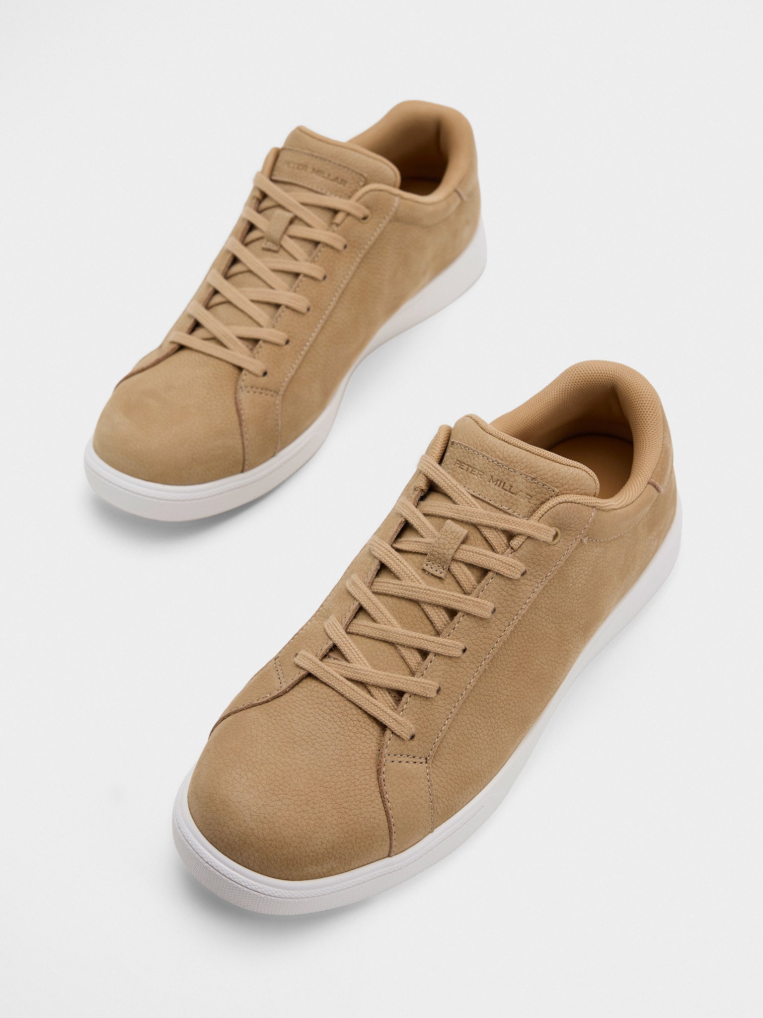 Peter Millar Crown Sport Men's Drift Classic Nubuck Sneaker - Saint Bernard