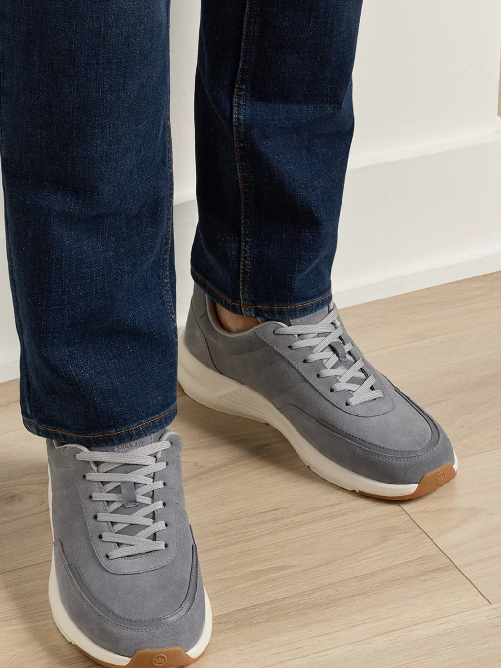 Peter Millar Crown Men's Journeyman Suede Sneaker - Saint Bernard