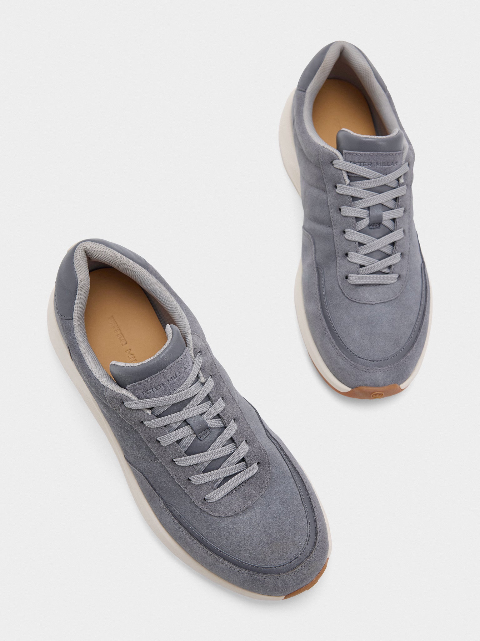 Peter Millar Crown Men's Journeyman Suede Sneaker - Saint Bernard