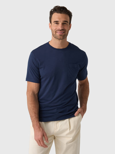Peter Millar Crown Comfort Men's Short-Sleeve Pocket Tee - Saint Bernard