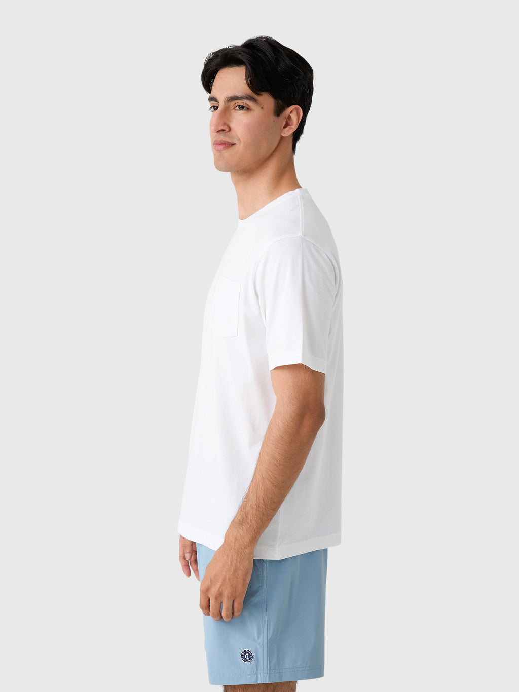 Peter Millar Crown Comfort Men's Short-Sleeve Pocket Tee - Saint Bernard