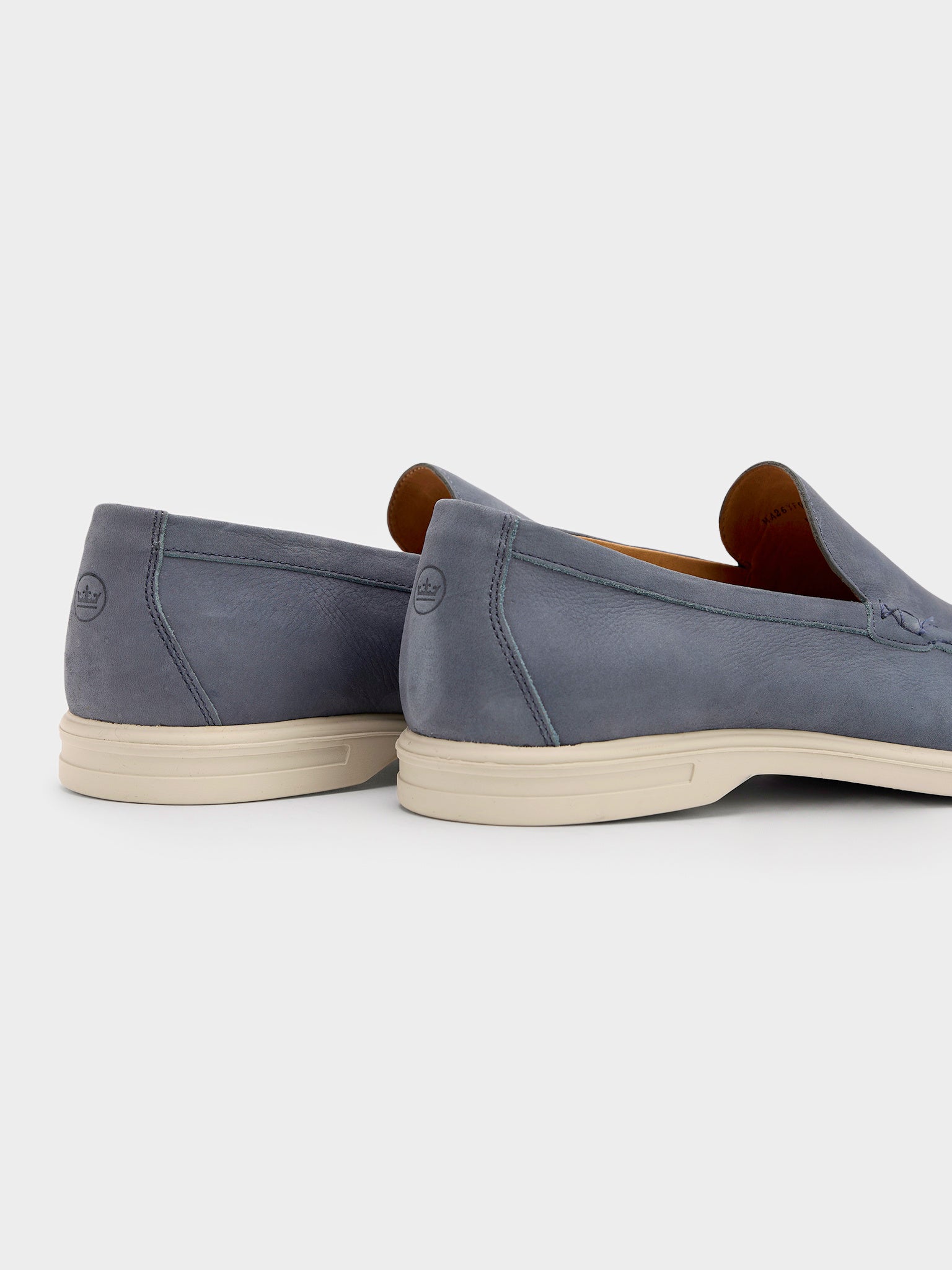 Peter Millar Crown Crafted Men's Excursionist Nubuck Venetian Loafer - Saint Bernard