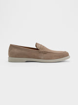 Peter Millar Crown Crafted Men's Excursionist Penny Loafer - Saint Bernard